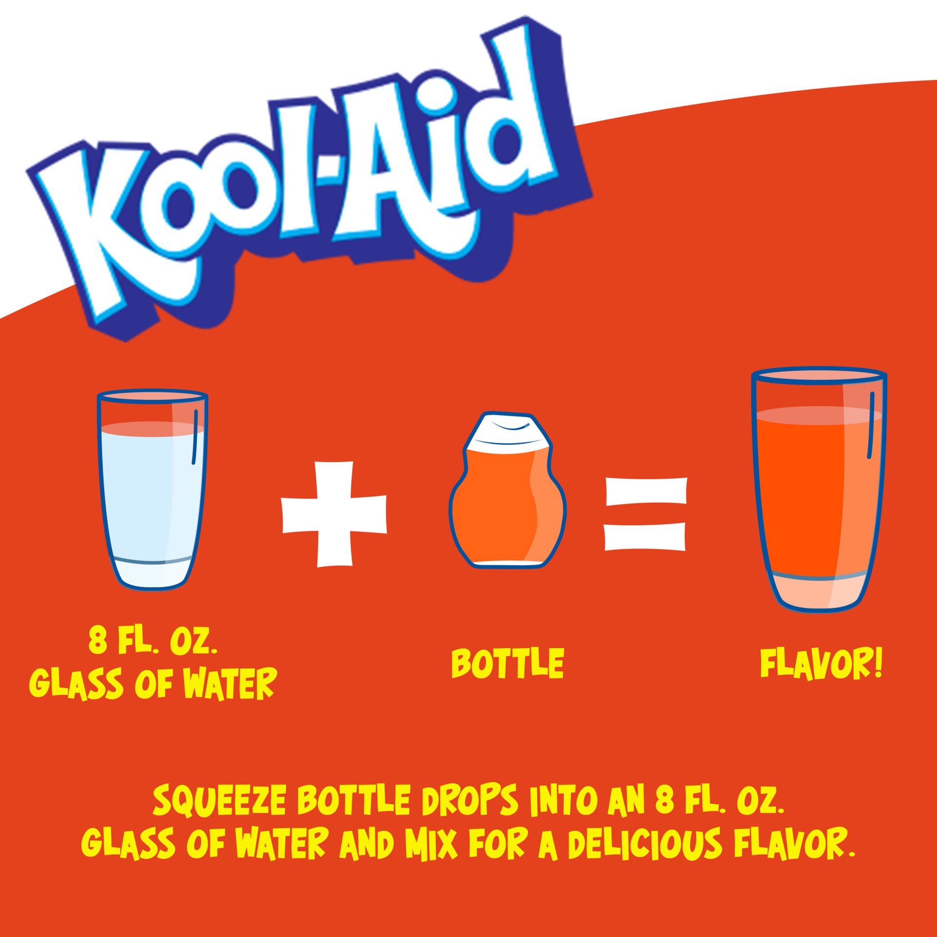 slide 3 of 5, Kool-Aid Liquid Orange Artificially Flavored Soft Drink Mix Bottle, 1.62 fl oz