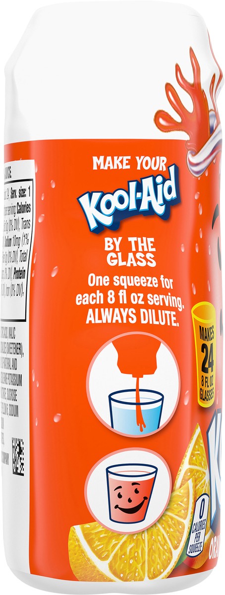 slide 6 of 9, Kool-Aid Liquid Orange Artificially Flavored Soft Drink Mix, 1.62 fl oz Bottle, 1.62 fl oz