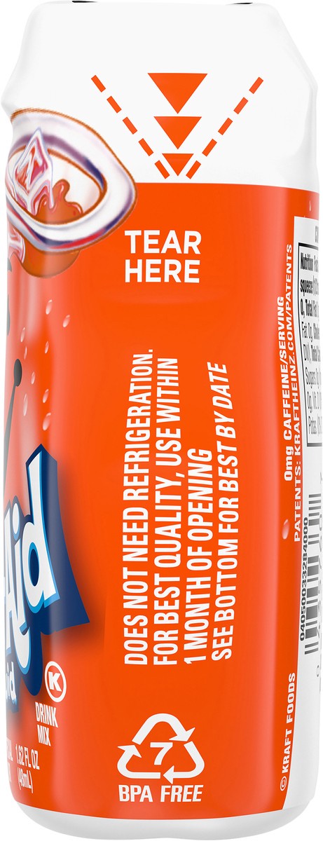 slide 2 of 9, Kool-Aid Liquid Orange Artificially Flavored Soft Drink Mix, 1.62 fl oz Bottle, 1.62 fl oz