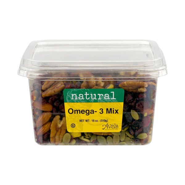 slide 1 of 1, Ava's Omega- 3 Mix Natural, 18 oz