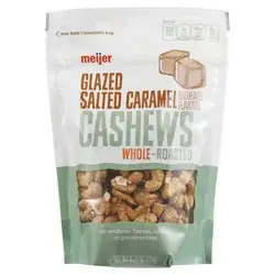 Meijer Glazed Salted Caramel Whole Cashews
