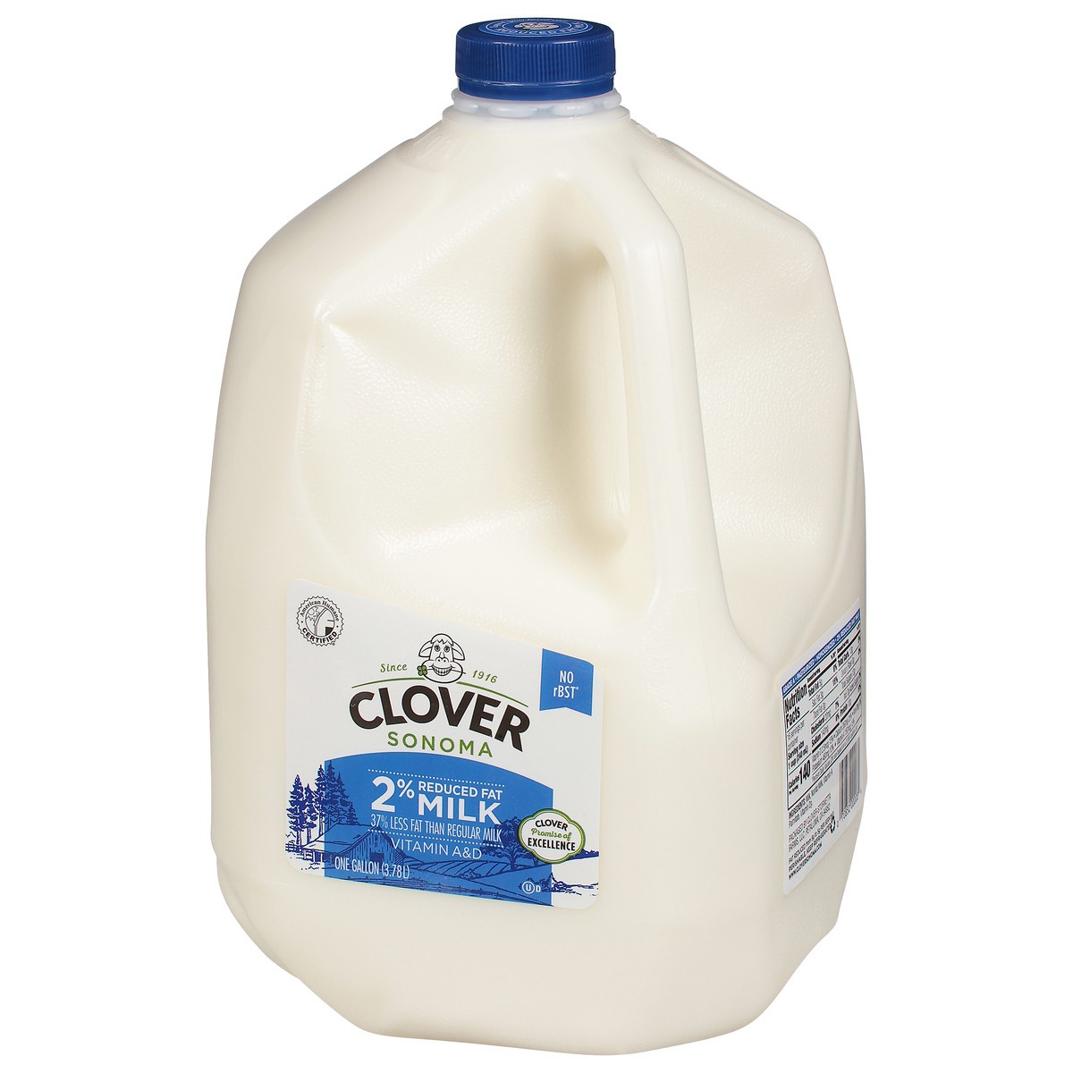 slide 4 of 9, Clover Sonoma 2% Reduced Fat Milk 1 gal, 1 gal