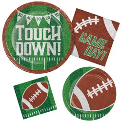 Creative Converting Tailgate Time 9 Inch Plate