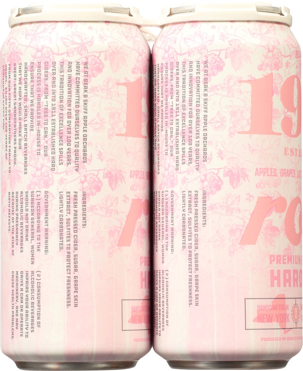 slide 7 of 13, 1911 Established Premium Small Batch Rose Hard Cider 4 - 16 oz Cans, 64 oz