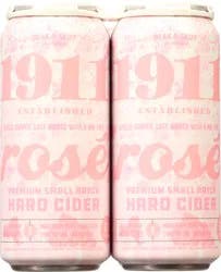 1911 Established Premium Small Batch Rose Hard Cider 4 - 16 oz Cans