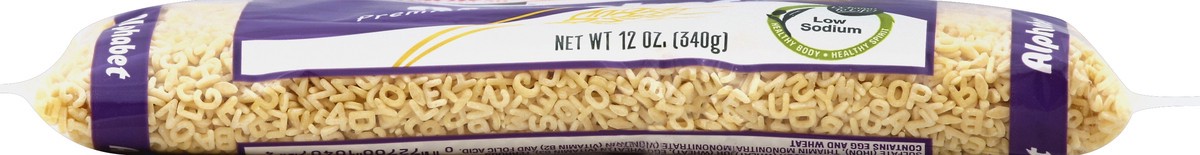 slide 3 of 5, Manischewitz Egg Noodles, Premium Enriched, Alphabet, 12 oz