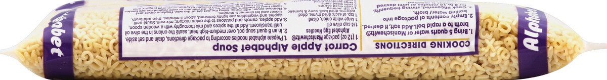 slide 2 of 5, Manischewitz Egg Noodles, Premium Enriched, Alphabet, 12 oz