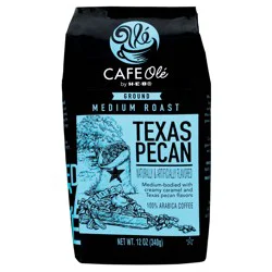 H-E-B Cafe Ole Texas Pecan Medium Roast Ground Coffee - 12 oz