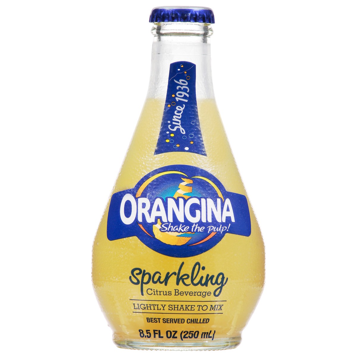 slide 1 of 1, Orangina Sparkling Citrus Beverage - 8.5 fl oz, 8.5 fl oz