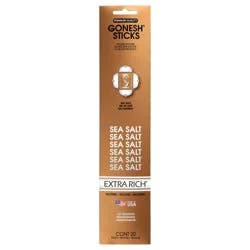 Gonesh Incense Extra Rich Air Freshener Sea Salt Incense Sticks - 20 ea