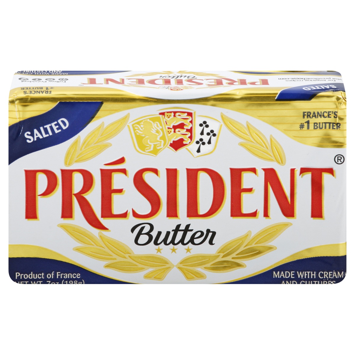 slide 1 of 1, Président Butter Salted, 7 oz