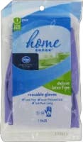Kroger Home Sense Deluxe Reusable Latex-Free Gloves - Purple