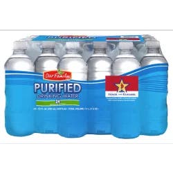 Our Family Purified Water - 24 ct