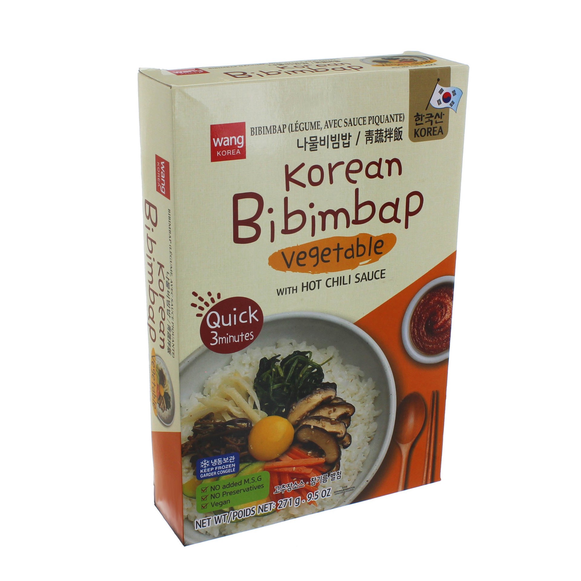 slide 1 of 1, Wang Korean Bibimbap Vegetable, 9.5 oz