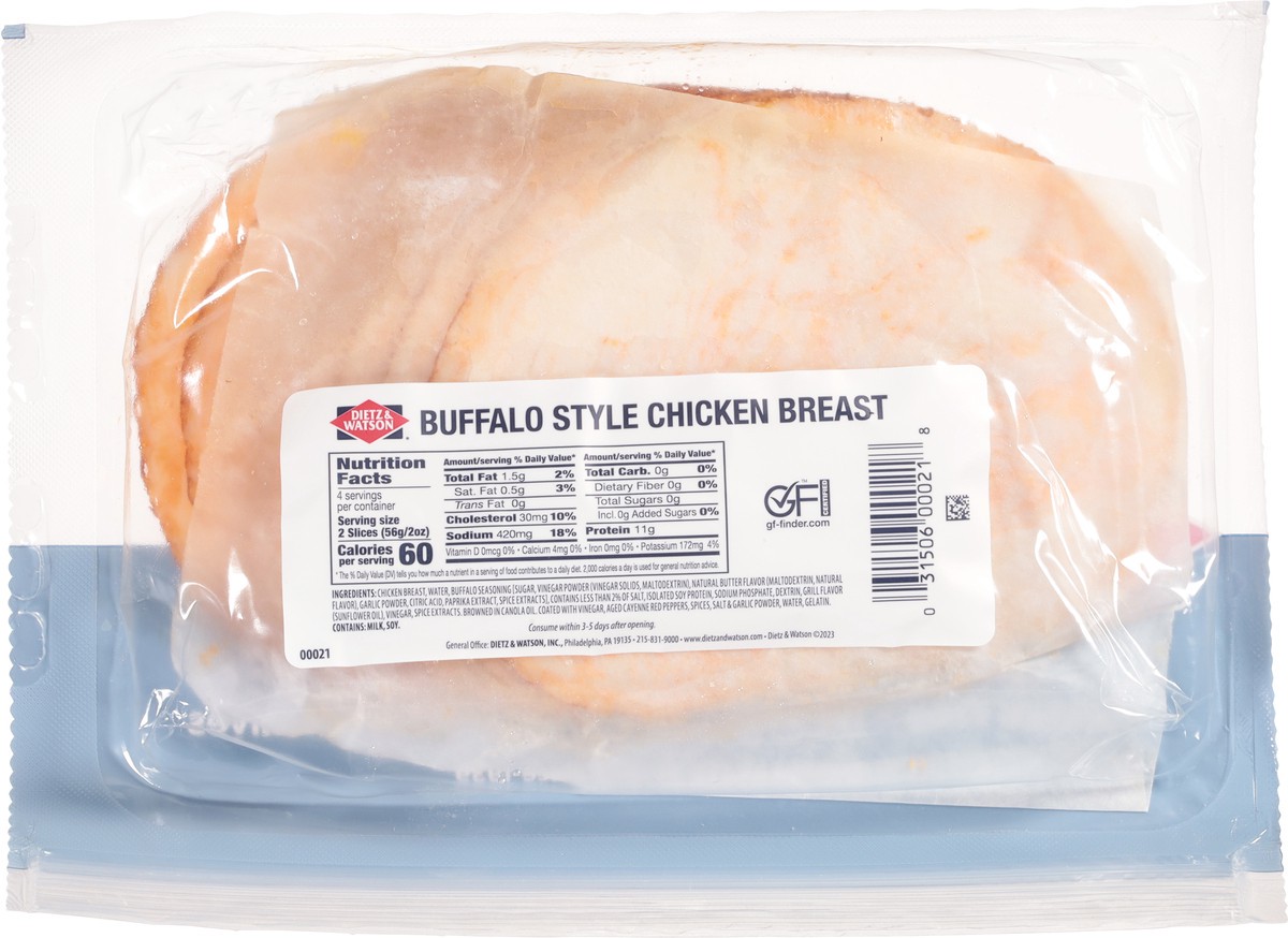 slide 13 of 13, Dietz & Watson Buffalo Style Chicken Breast 8 oz, 8 oz