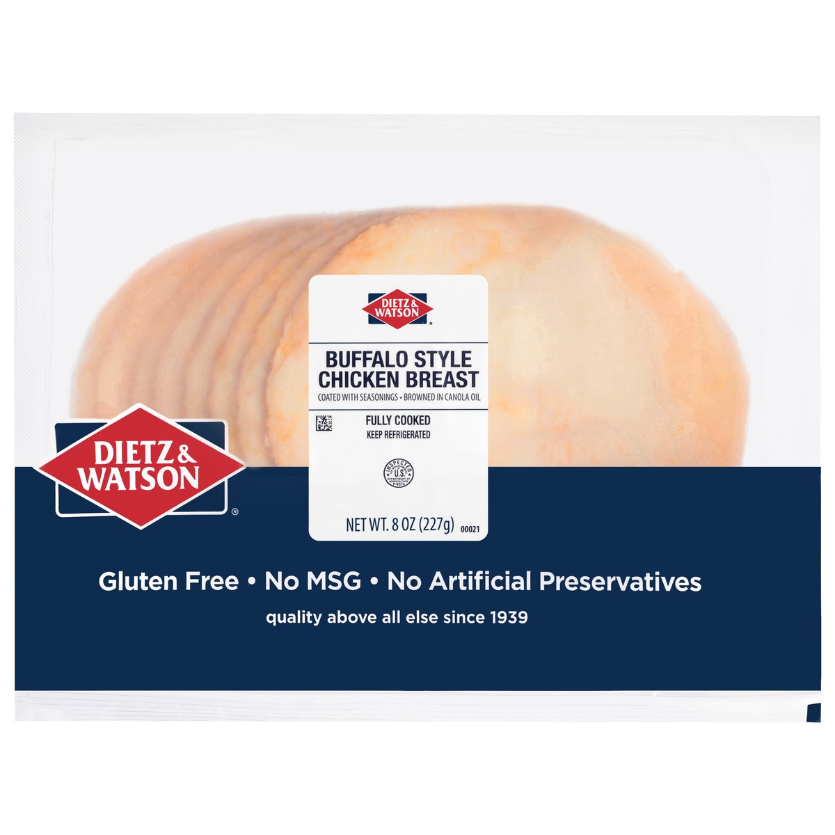 slide 6 of 13, Dietz & Watson Buffalo Style Chicken Breast 8 oz, 8 oz