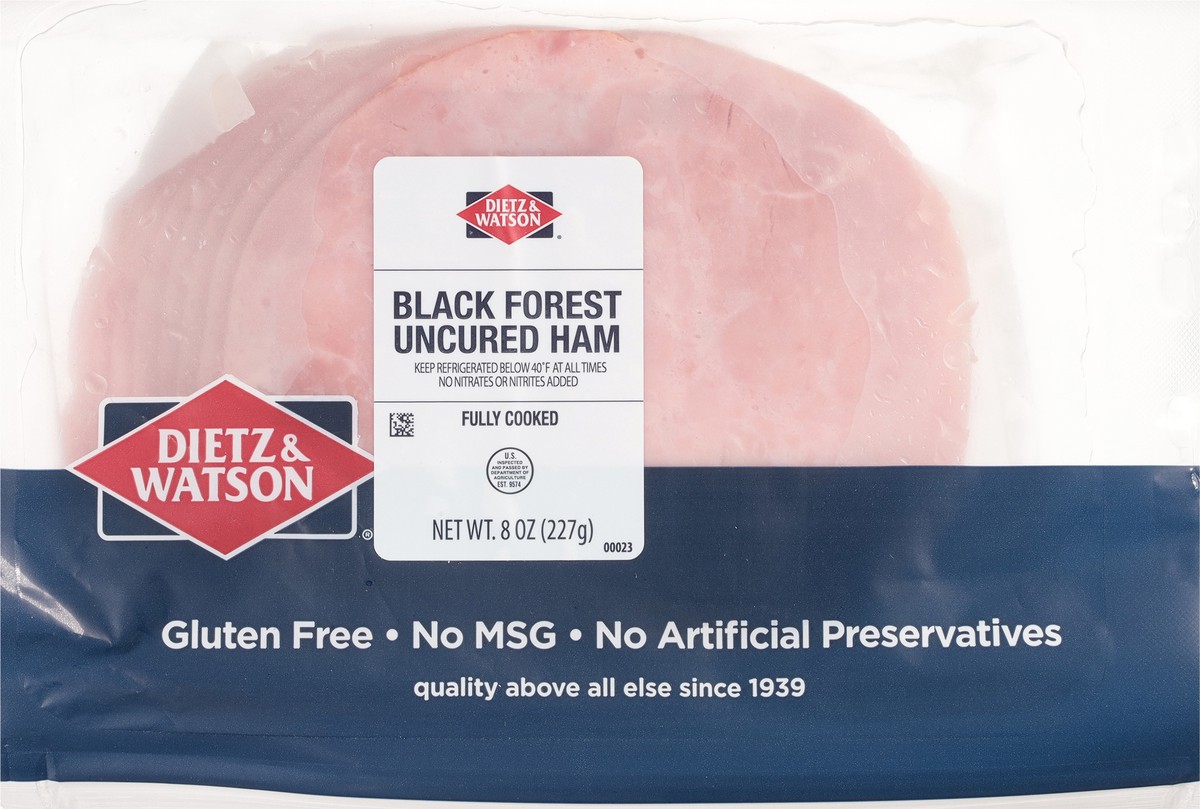 slide 6 of 13, Dietz & Watson Uncured Black Forest Ham 8 oz, 8 oz