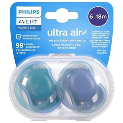 Avent Soother Air 6 to 18 Month X2 - Each