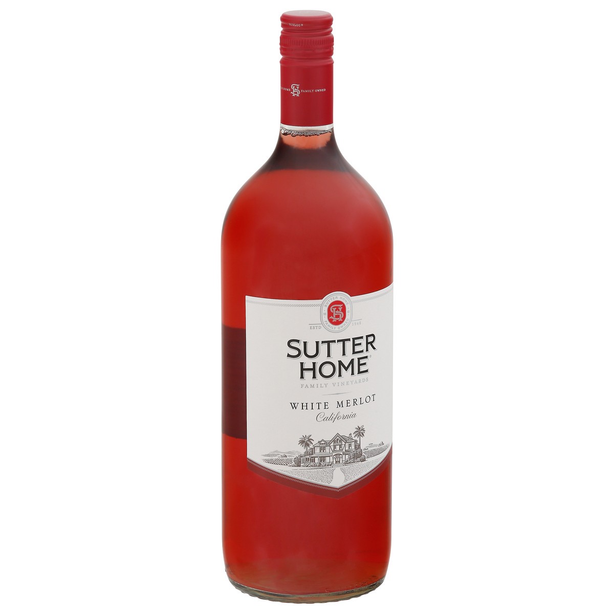 slide 3 of 9, Sutter Home California White Merlot 1.5 l, 1.50 liter