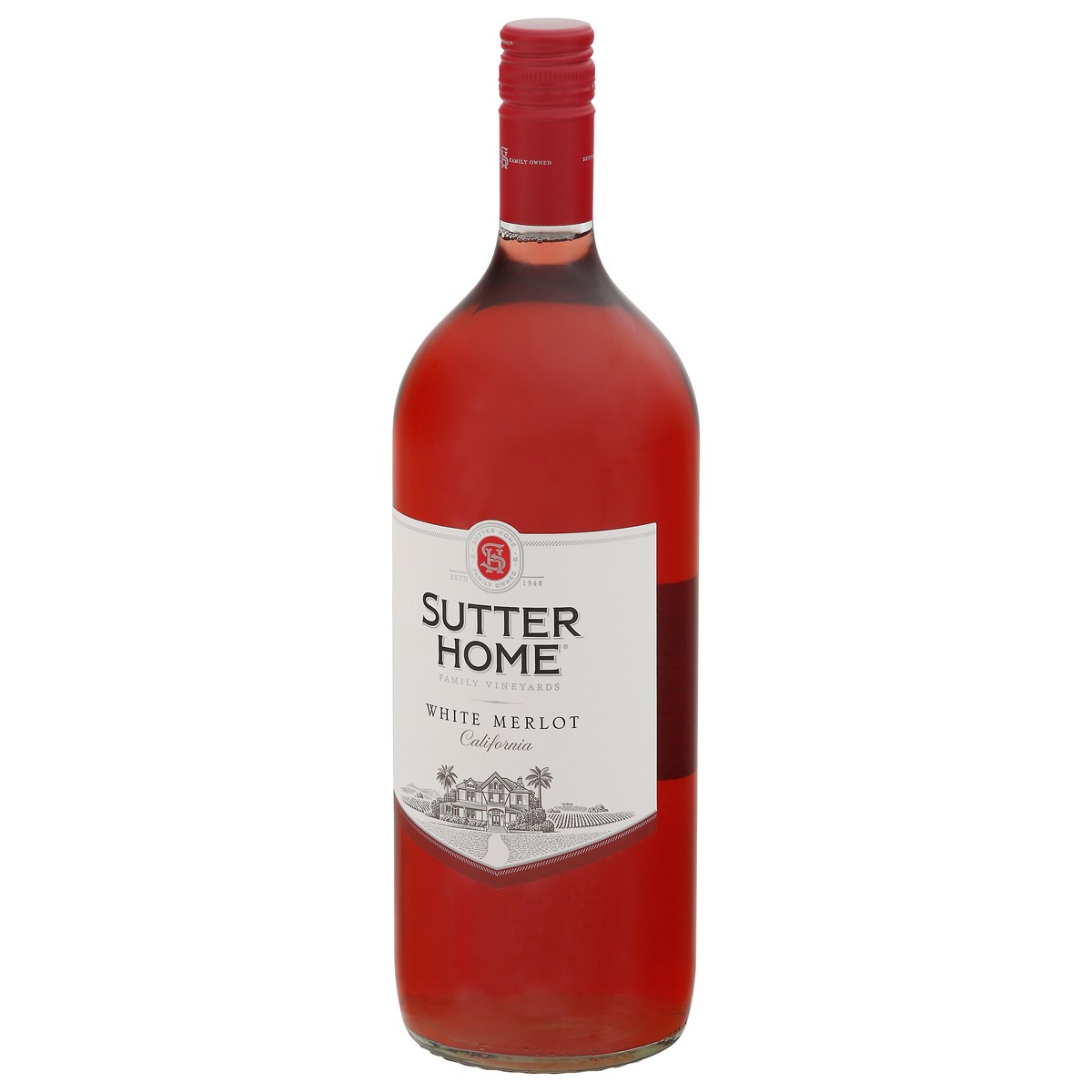 slide 9 of 9, Sutter Home California White Merlot 1.5 l, 1.50 liter