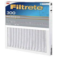 slide 5 of 29, 3M Filtrete Basic Dust & Lint Air Filter, 300 MPR,, 16 in. x 20 in. x 1 in., 1 ct