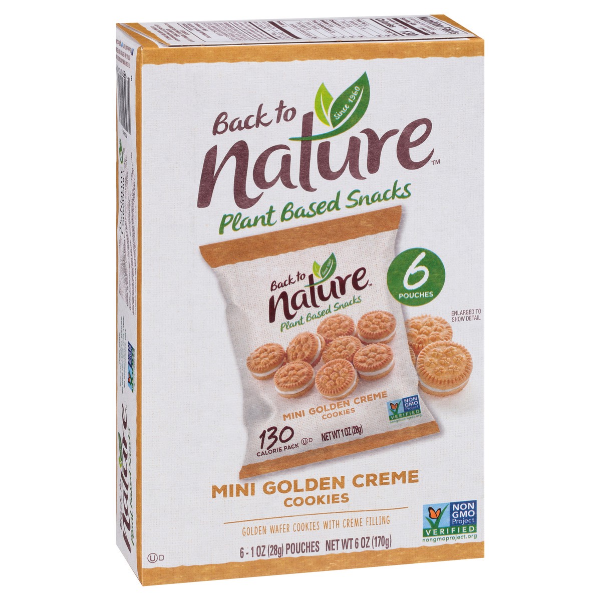 slide 6 of 11, Back to Nature™ Mini Golden Creme Cookies 6-1 oz. Pouches, 6 oz