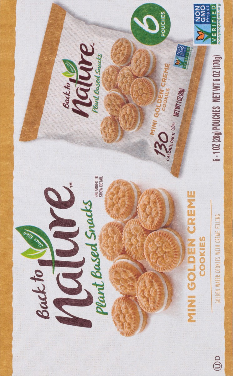 slide 7 of 11, Back to Nature™ Mini Golden Creme Cookies 6-1 oz. Pouches, 6 oz