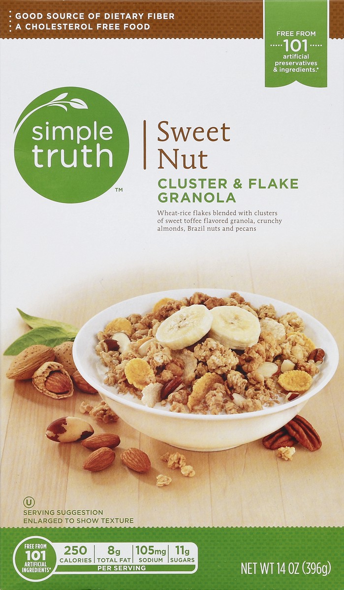 slide 5 of 7, Simple Truth Granola 14 oz, 14 oz