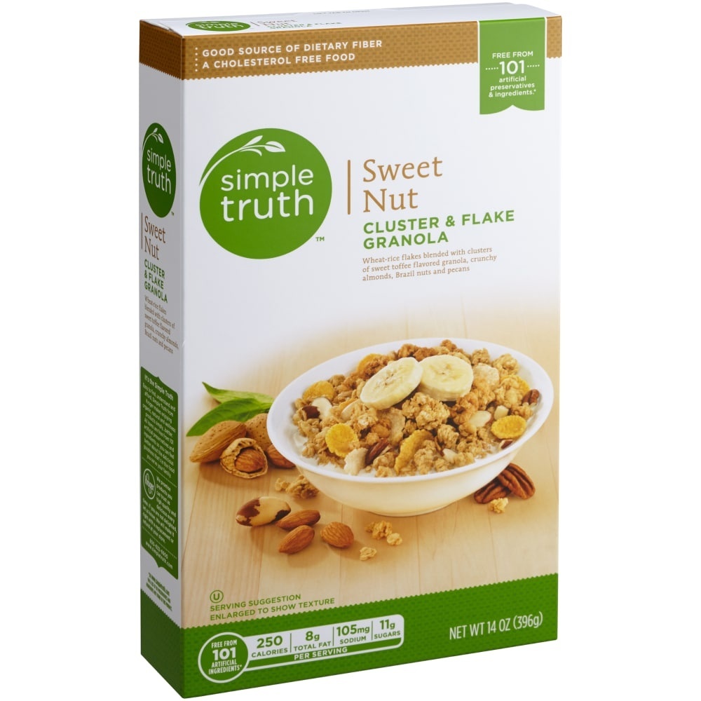 slide 1 of 7, Simple Truth Granola 14 oz, 14 oz