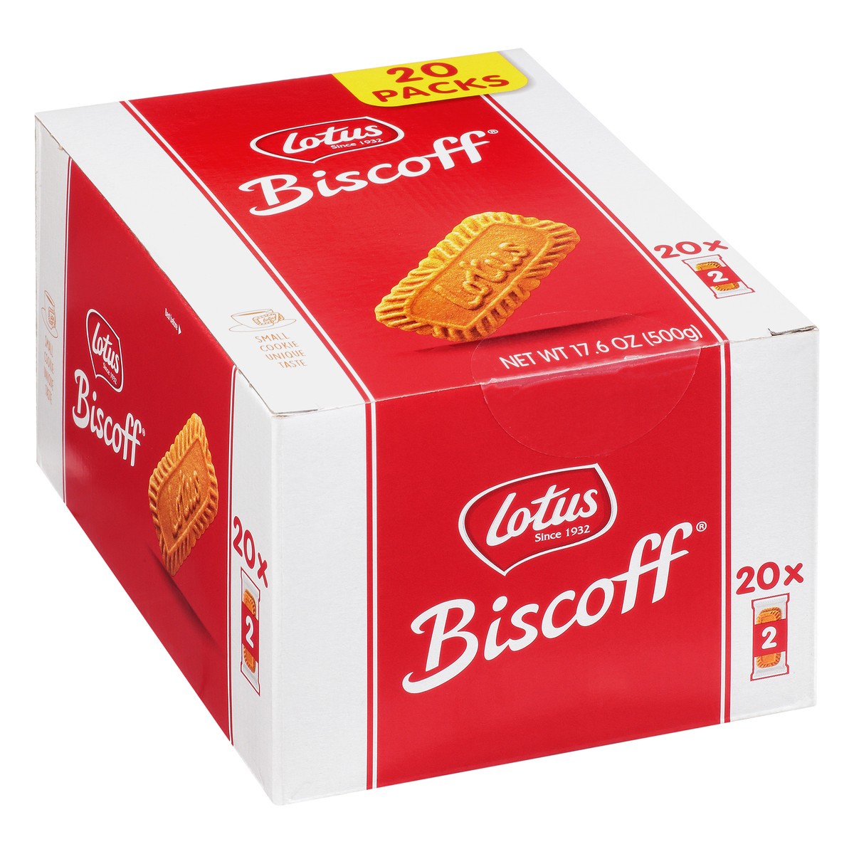 slide 4 of 13, Lotus Biscoff 20 Packs Cookie 20 ea, 20 ct