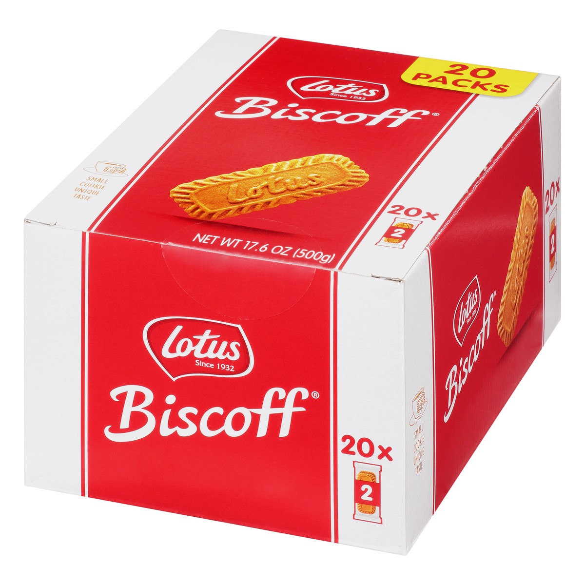 slide 5 of 13, Lotus Biscoff 20 Packs Cookie 20 ea, 20 ct