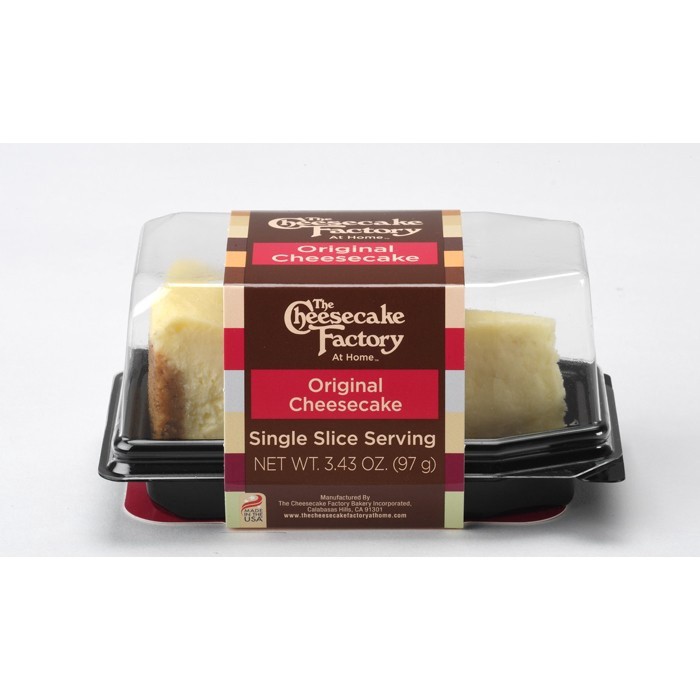 slide 1 of 9, Cheesecake Factory The Cheesecake Factory At Home - Single Serve Original Frozen Cheesecake Slice - 3.43oz, 3.43 oz