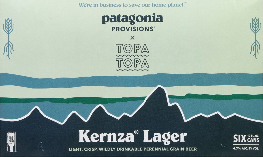slide 2 of 4, Patagonia Provisions Kernza Lager Cans, 6 ct; 12 fl oz