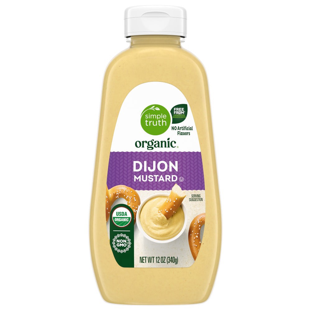 slide 1 of 5, Simple Truth Organic Dijon Mustard - 12 oz, 12 oz