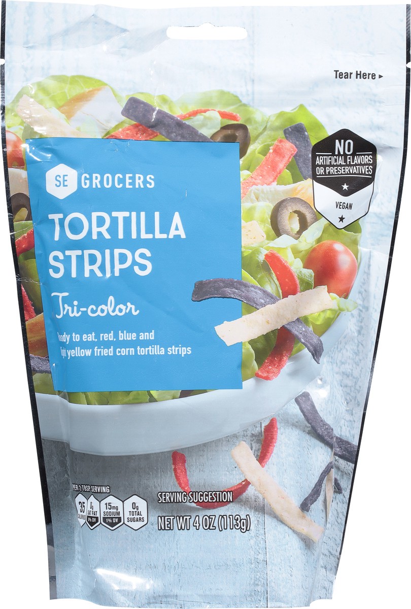 slide 9 of 13, SE Grocers Tri Color Trtilla, 4 oz
