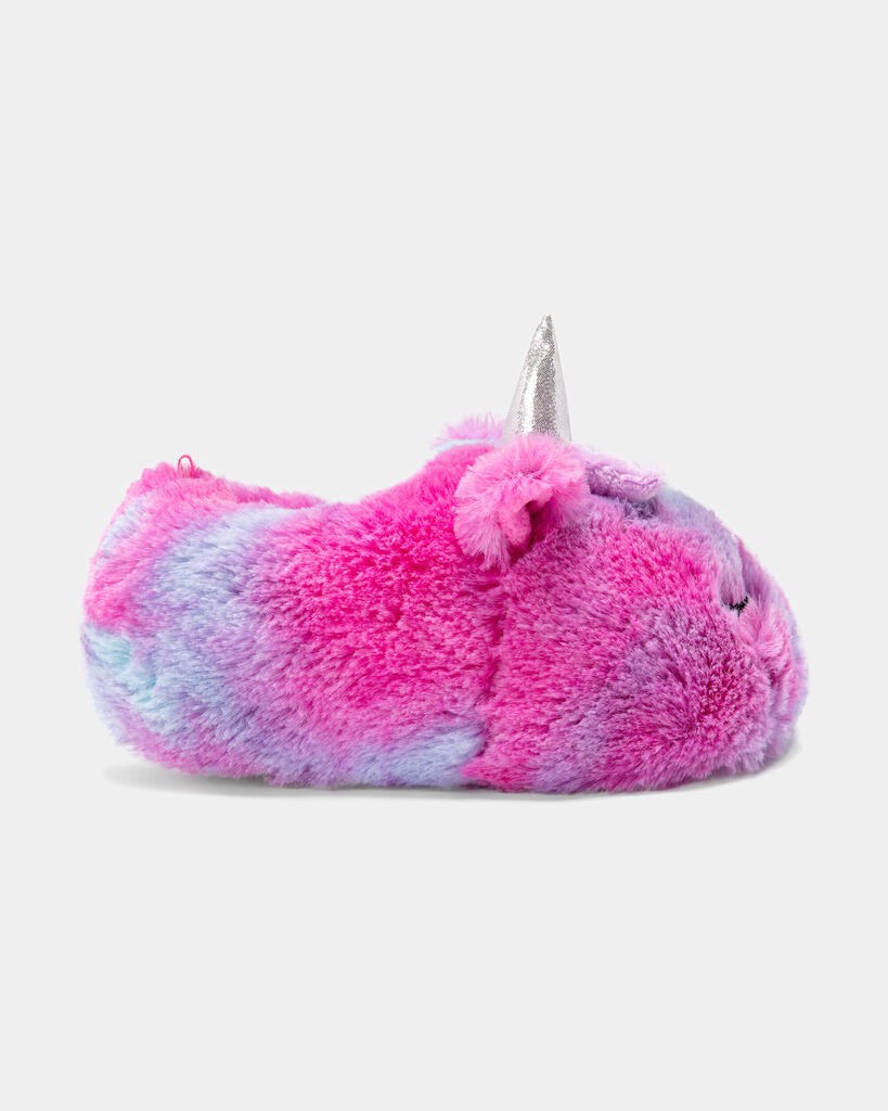 slide 4 of 6, Carter's Carters Girls Unicorn Slippers - Pink/Purple Pink/Purple M, 1 ct
