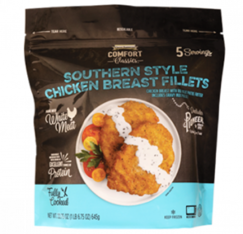 slide 1 of 1, Comfort Classics Southern Chicken Breast Fillets, 22.75 oz