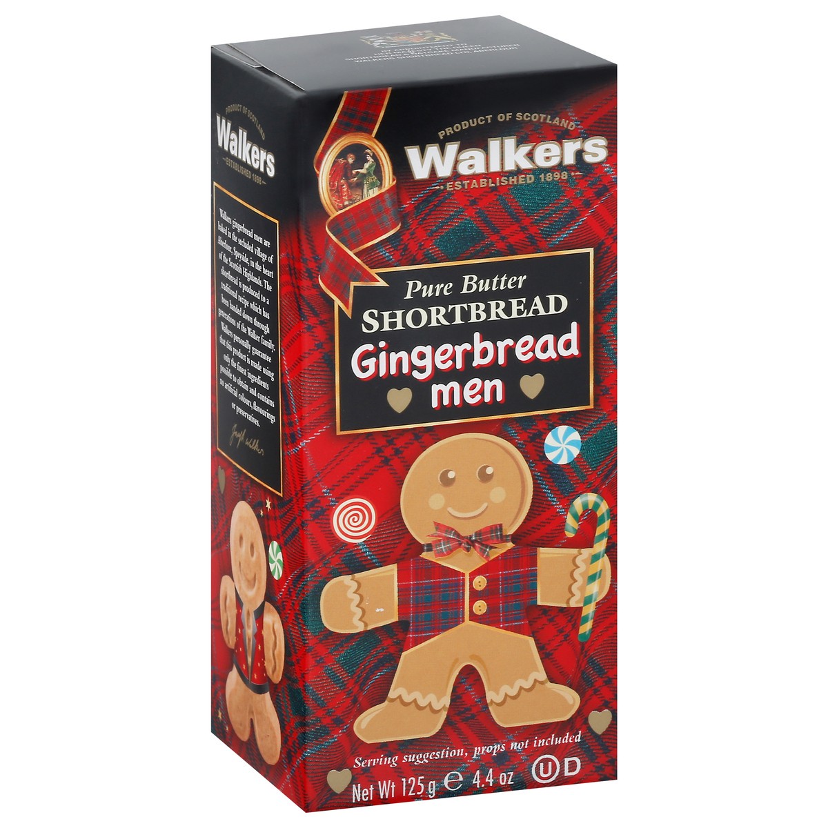 slide 6 of 9, Walker's Gingerbread Men Shortbread 4.4 oz, 4.4 oz