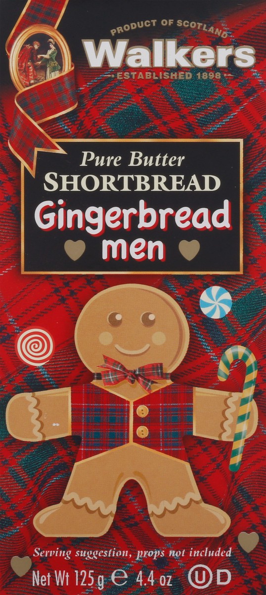 slide 8 of 9, Walker's Gingerbread Men Shortbread 4.4 oz, 4.4 oz
