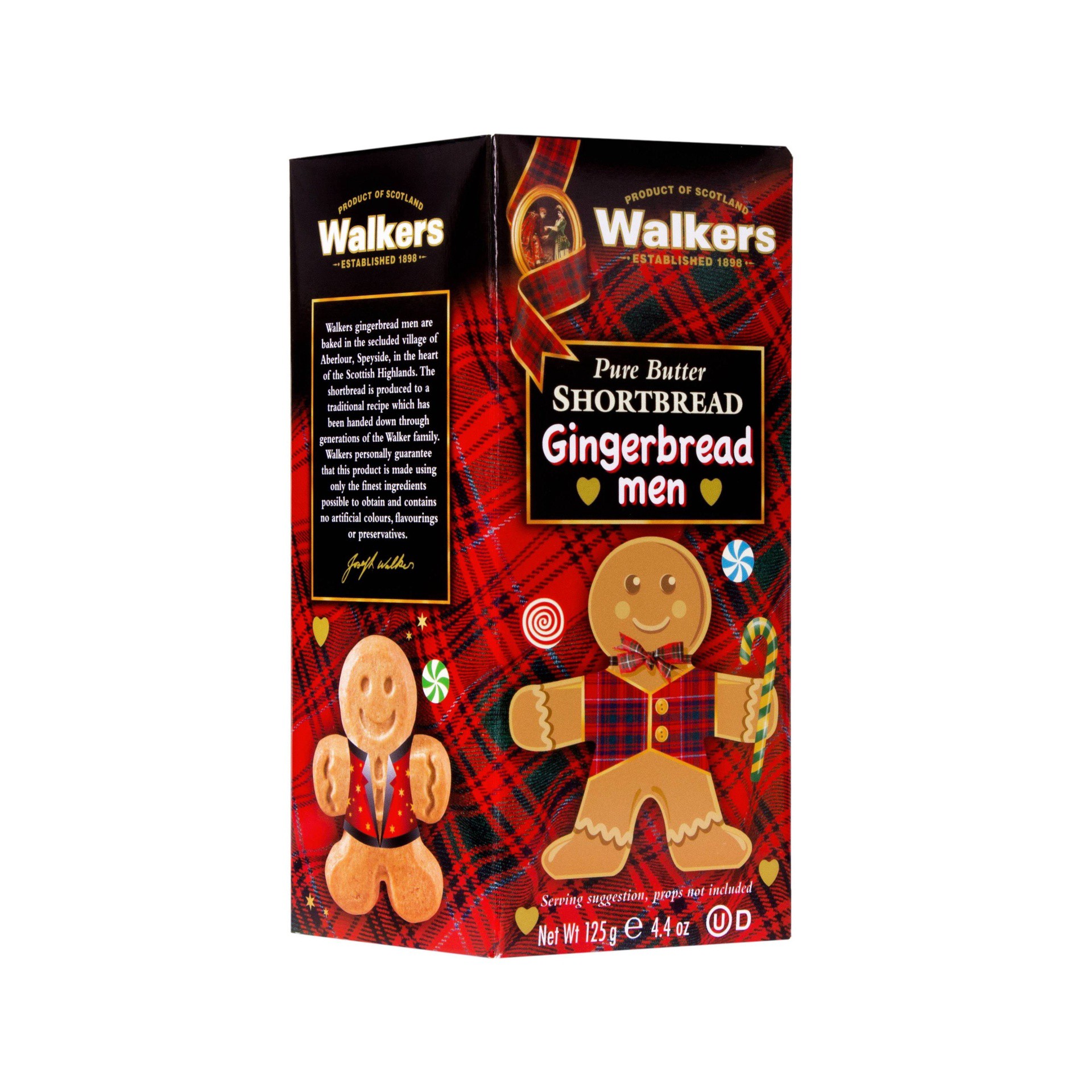 slide 1 of 9, Walker's Gingerbread Men Shortbread 4.4 oz, 4.4 oz