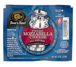 Boar's Head Fresh Mozzarella Cheese - 8 oz