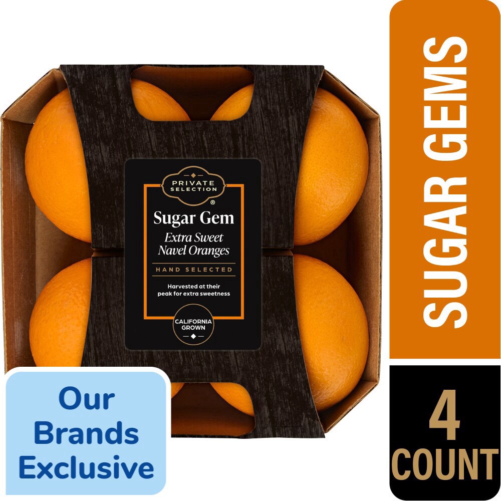 slide 2 of 2, Private Selection® Sugar Gem Extra Sweet Navel Oranges, 4 ct