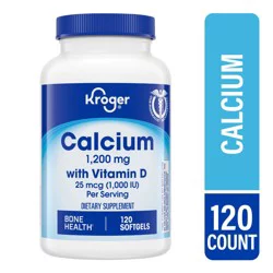 Kroger Calcium With Vitamin D Softgels