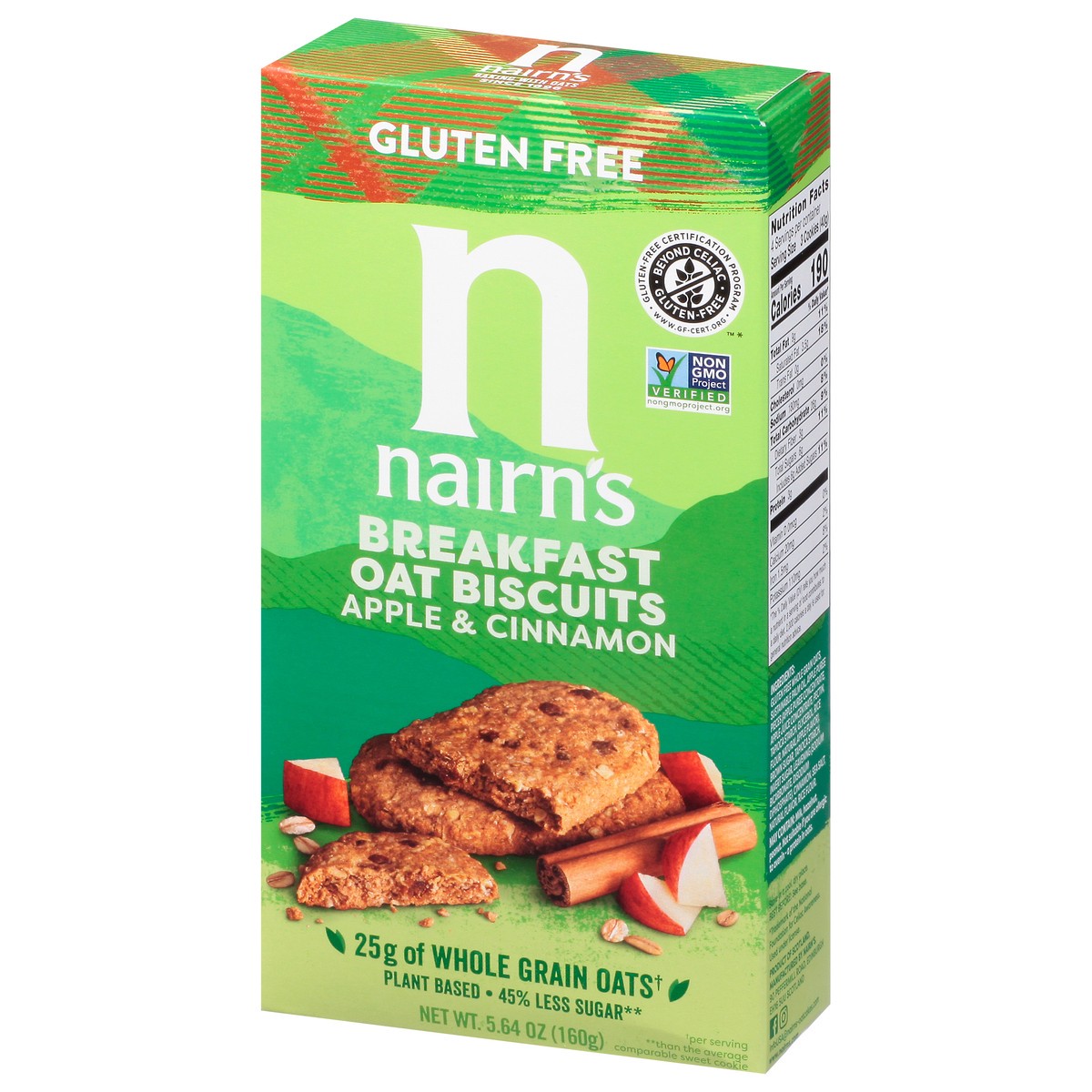 slide 11 of 13, Nairn's Apple Cinnamon Biscuits - 5.64 oz, 5.64 oz