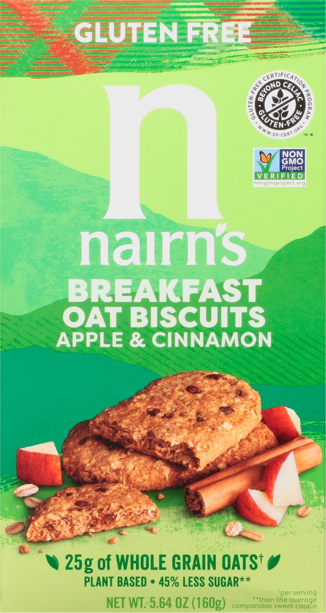 slide 10 of 13, Nairn's Apple Cinnamon Biscuits - 5.64 oz, 5.64 oz