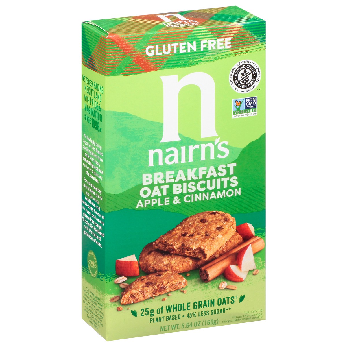 slide 3 of 13, Nairn's Apple Cinnamon Biscuits - 5.64 oz, 5.64 oz