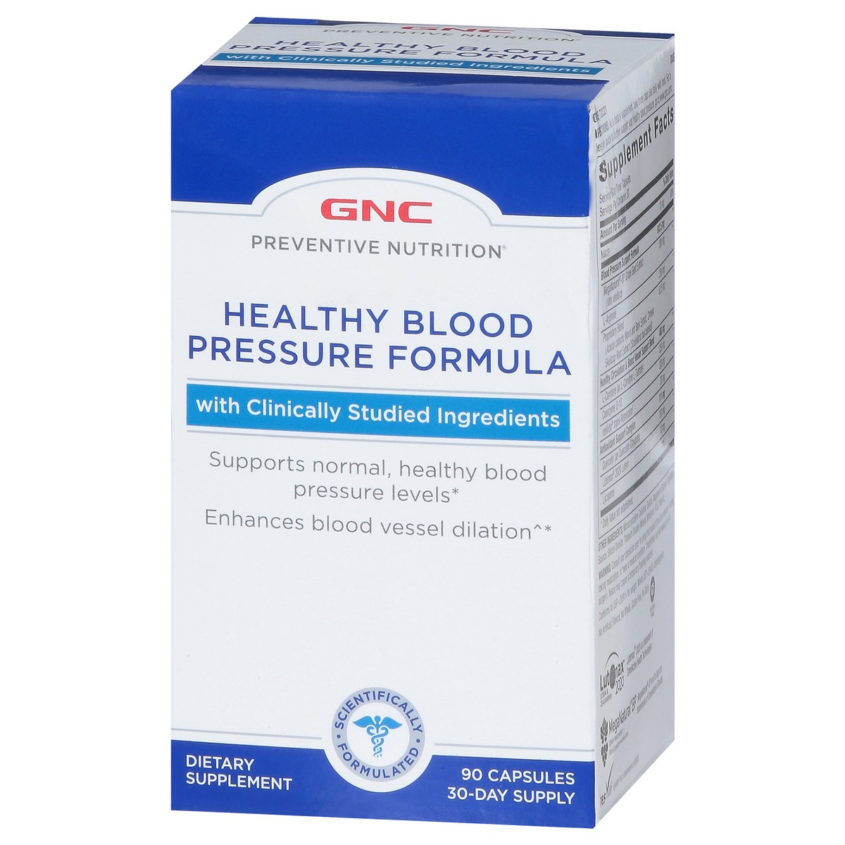 slide 3 of 9, GNC Capsules Healthy Blood Pressure Formula 90 Capsules, 90 ct