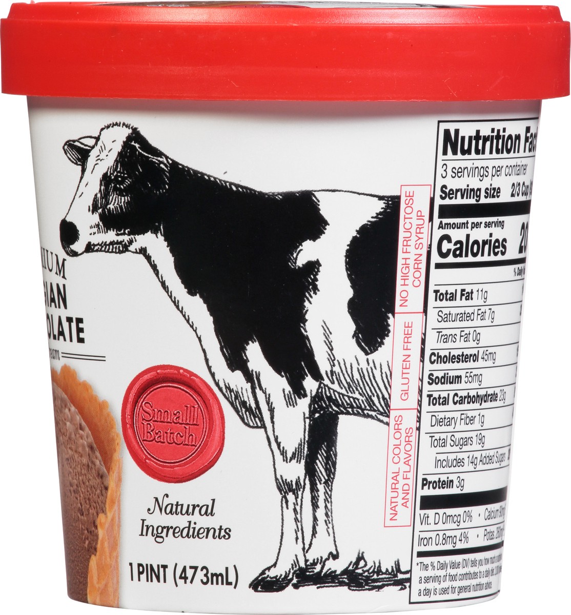 slide 3 of 9, Prairie Farms Premium Belgian Chocolate Ice Cream 1 pt Cup\Tub, 1 pint