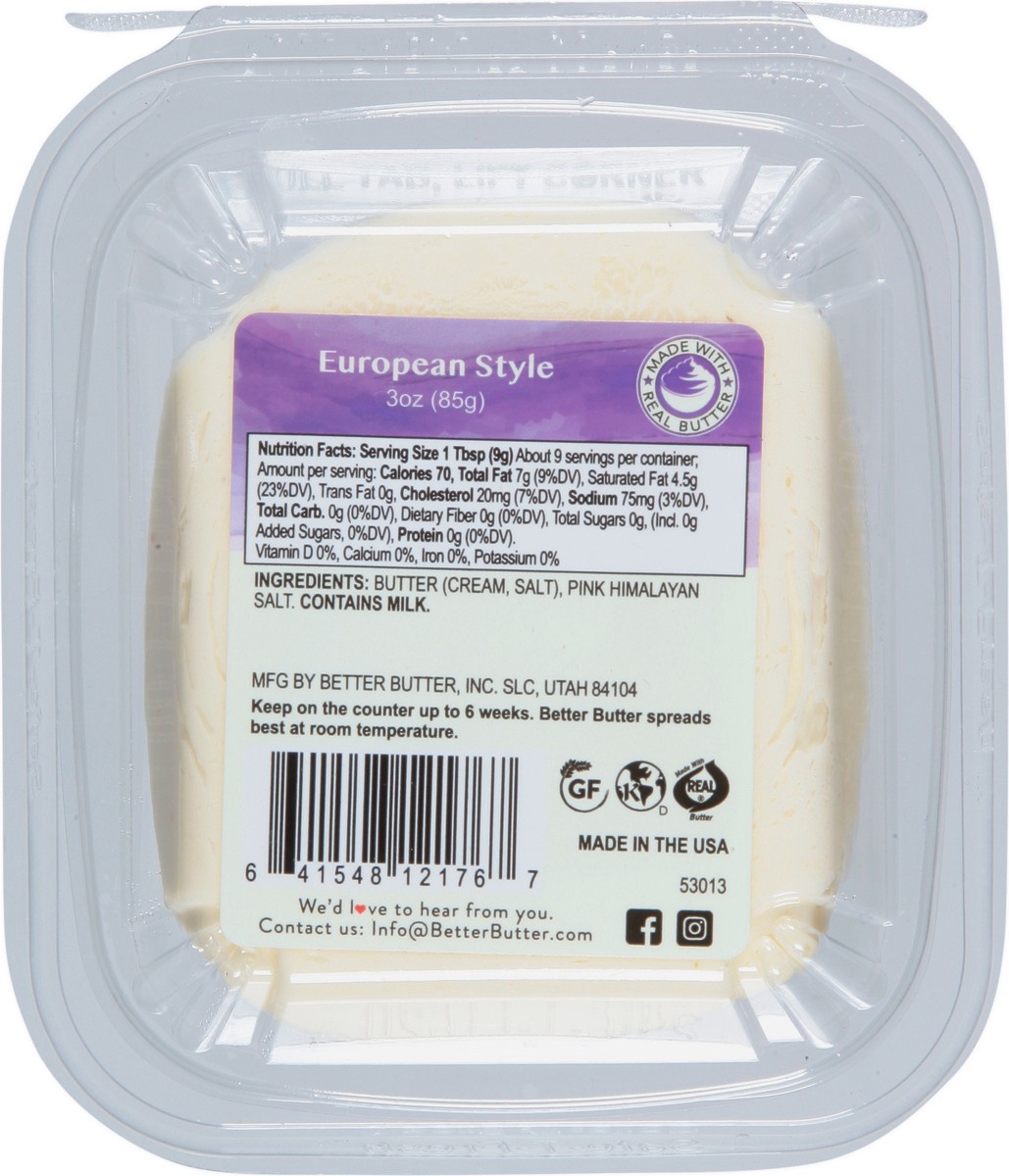 slide 5 of 9, Better Butter European Style Butter 3 oz, 3 oz