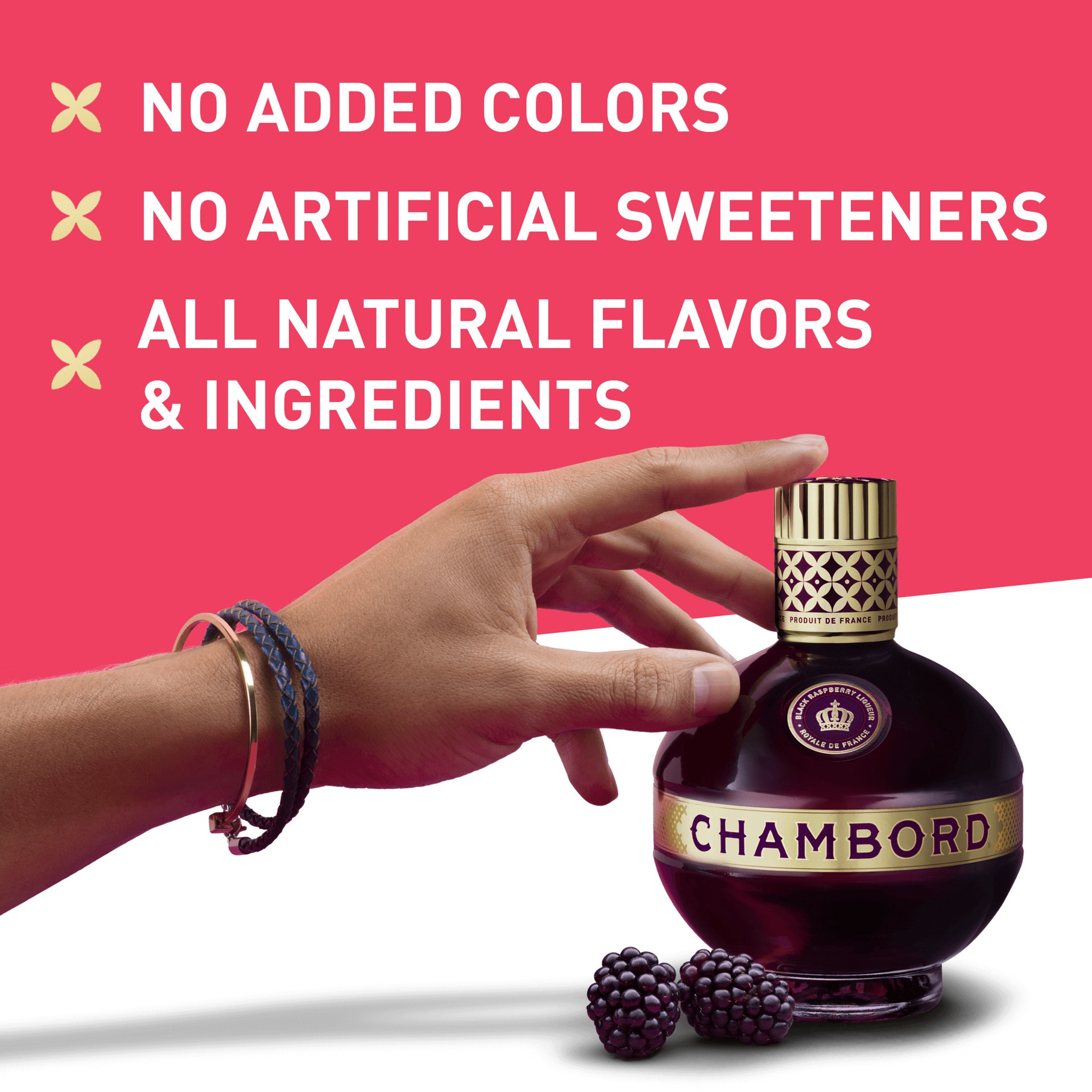 slide 8 of 9, Chambord Black Raspberry Liqueur, 750 mL Bottle, 33 Proof, 750 ml